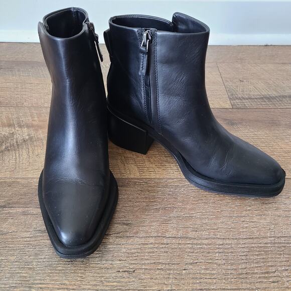 Franco Sarto Black Ankle Boots - Picture 12 of 12